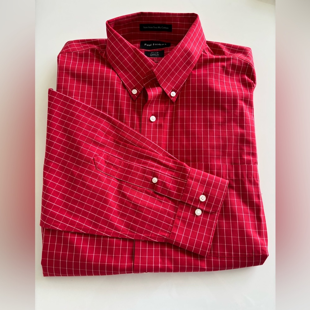 Paul Frederick Classic Fit Button Down Shirt